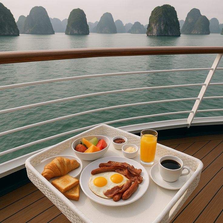 啟程下龍灣 ｜ 登上郵輪 探索海上奇景：龍洞｜海上夕陽｜遊輪晚